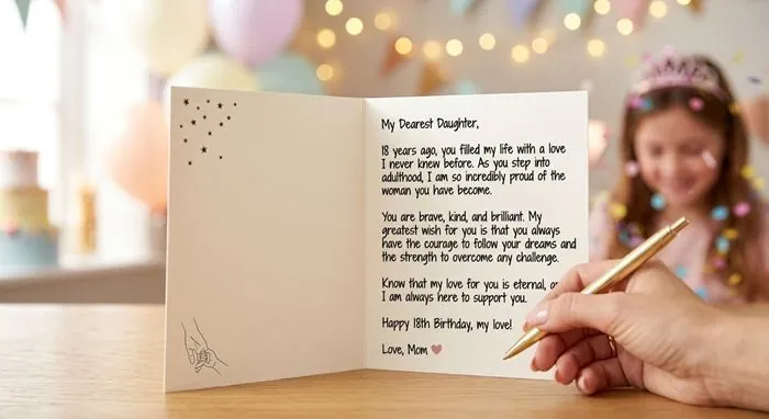 Birthday Wishes for 18 Year Old Daughter from Mother