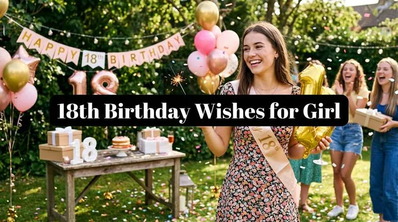 18th Birthday Wishes for Girl