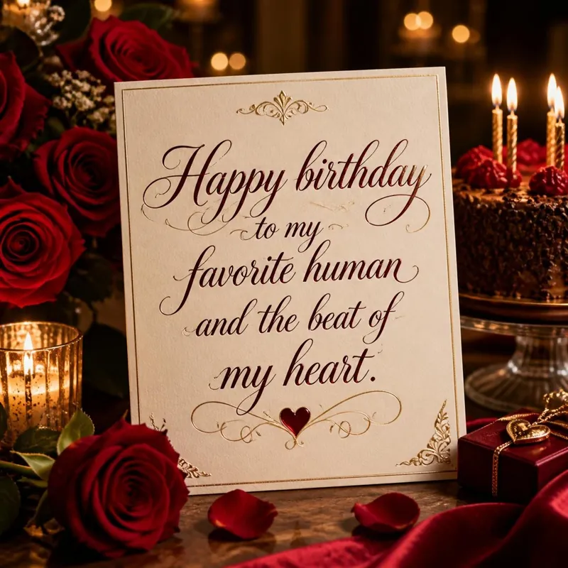 Birthday Wishes for Husband with Love