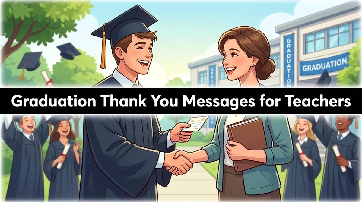 Graduation Thank You Messages for Teachers