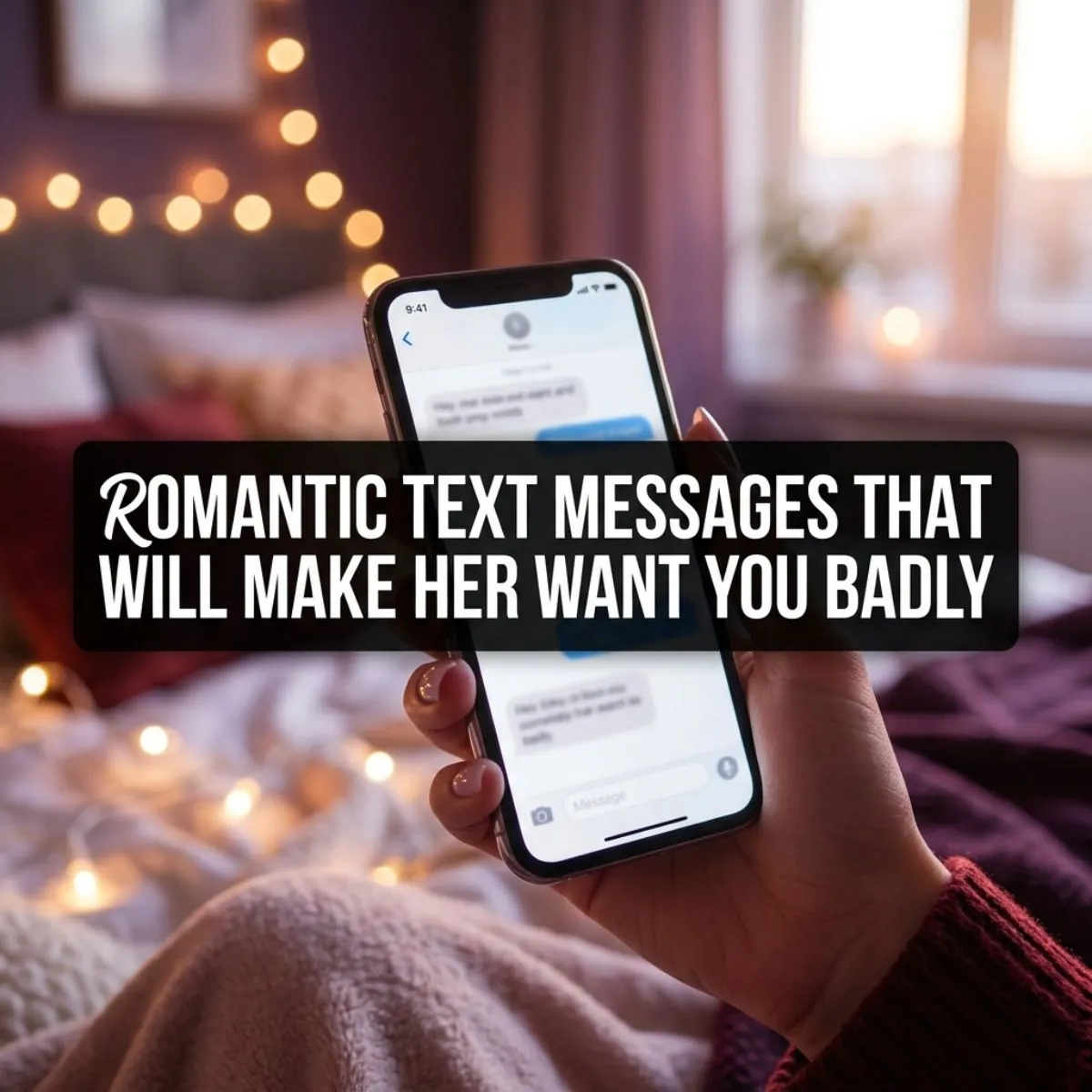 Romantic Text Messages That Will Make Her Want You Badly