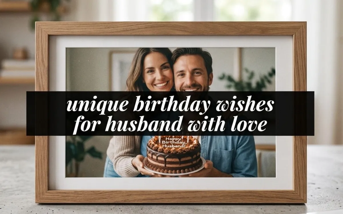 unique birthday wishes for husband with love