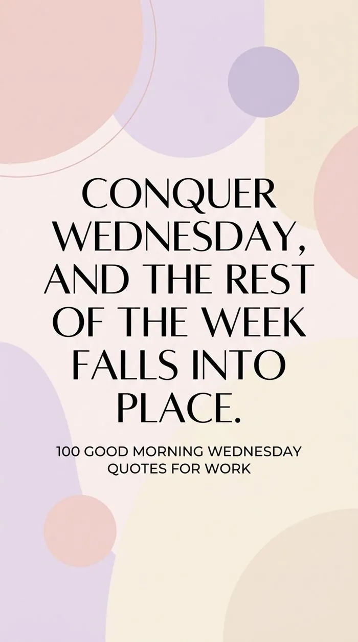 Good Morning Wednesday Motivational Quotes for Work