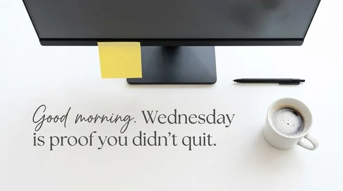 Good Morning Wednesday Motivational Quotes for Work